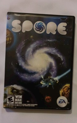 SPORE PC 2008 EA WINDOWS MAC  W/ MANUAL+ PRODUCT KEY COMPUTER VIDEO GAME