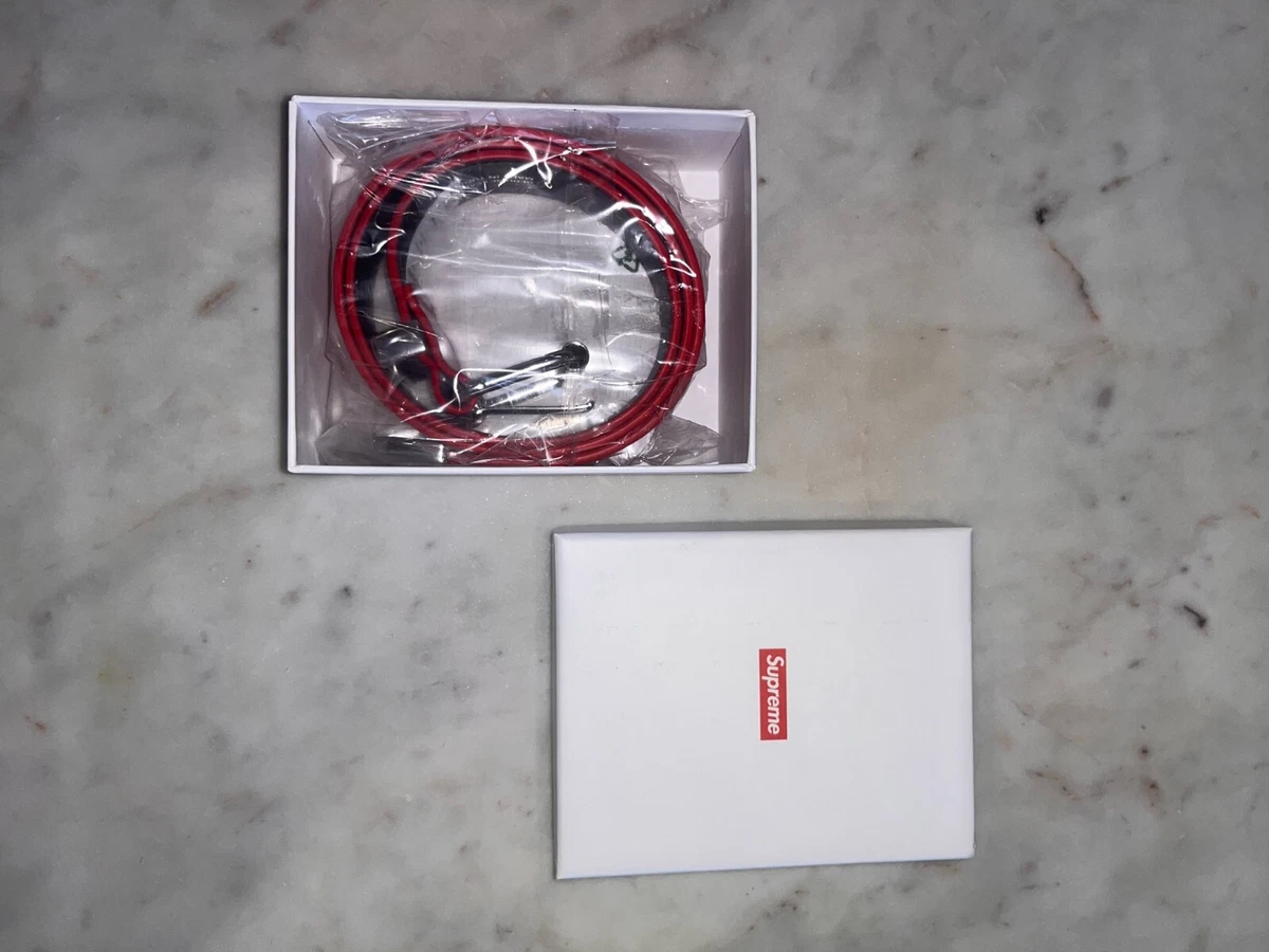 Supreme Glitter Vinyl Ranger Belt - Red - Medium - Brand New in