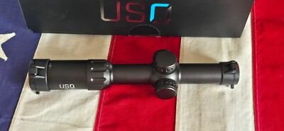 USO US Optics TS-6X 1-6x24 SFP Rifle Scope Red Dot Illuminated
