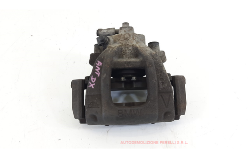 Pinza Freno POSTERIORE disco D 160mm supporto pastiglie bici elettrica