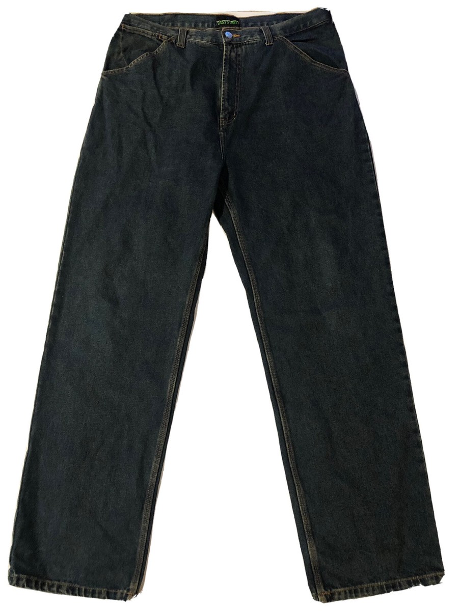 EASY STREET Men's Blue Straight Denim Jeans Size 38 Australia