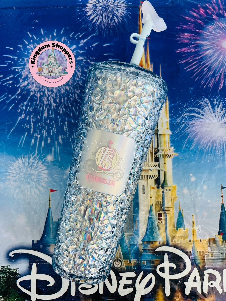 Disney Parks Cinderella 75th Anniversary Starbucks Tumbler Glass