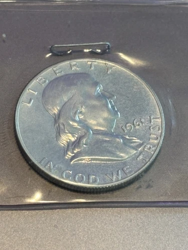 Choice Unc 1961  Franklin Half Dollar Gem BU From Original Roll