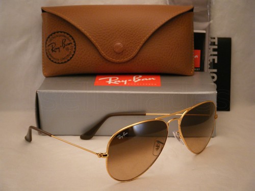Ray Ban LARGE METAL (RB3025-9001A5 58) Shiny Lt Bronze w/ Pink Grad Brown  Lens 8053672731637 | eBay