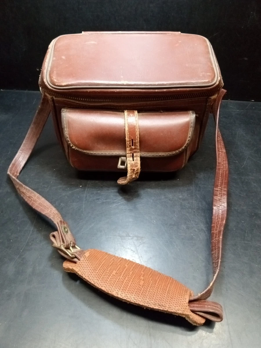 Leather camera cheap style bag