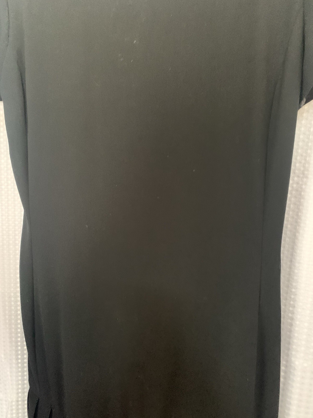 MS Chaus Black Basic Black Fitted Short Sleeved D… - image 3