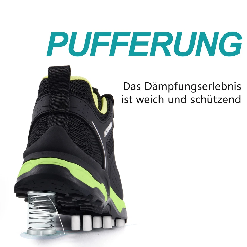 SUADEEX Sicherheitsschuhe Mit Stahlkappe Arbeitsschuhe Sneaker Sportliche Herren - Bild 4 von 4