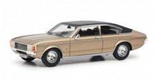Schuco 1:43 Ford Granada Coupe Gold Diecast Model Car 9143