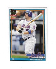 2026 Topps Series 1 1991 Throwback David Wright #T91-66