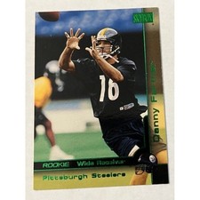 2000 SkyBox Rookie Card RC Green #216 Danny Farmer Pittsburgh Steelers. rookie card picture