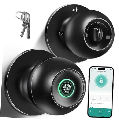 Smart Fingerprint Door Lock with Biometric Keyless Entry