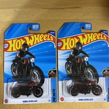 2 Hot Wheels - HW MOTO - Honda CB750 Café (Burgundy) Lot of 2