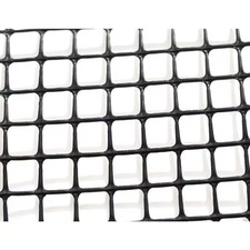 Heavy-Duty Outdoor Deck Netting 15 Ft. Roll, Black
