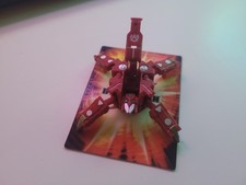 Bakugan Spyderfencer Red Pyrus Maxus Dragonoid Trap