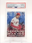 SHOHEI OHTANI 2018 TOPPS LEGENDS IN THE MAKING ROOKIE BLUE RC PSA 10 Q1739