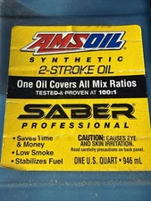 Amsoil 2 Stroke Oil One Quart Bottle