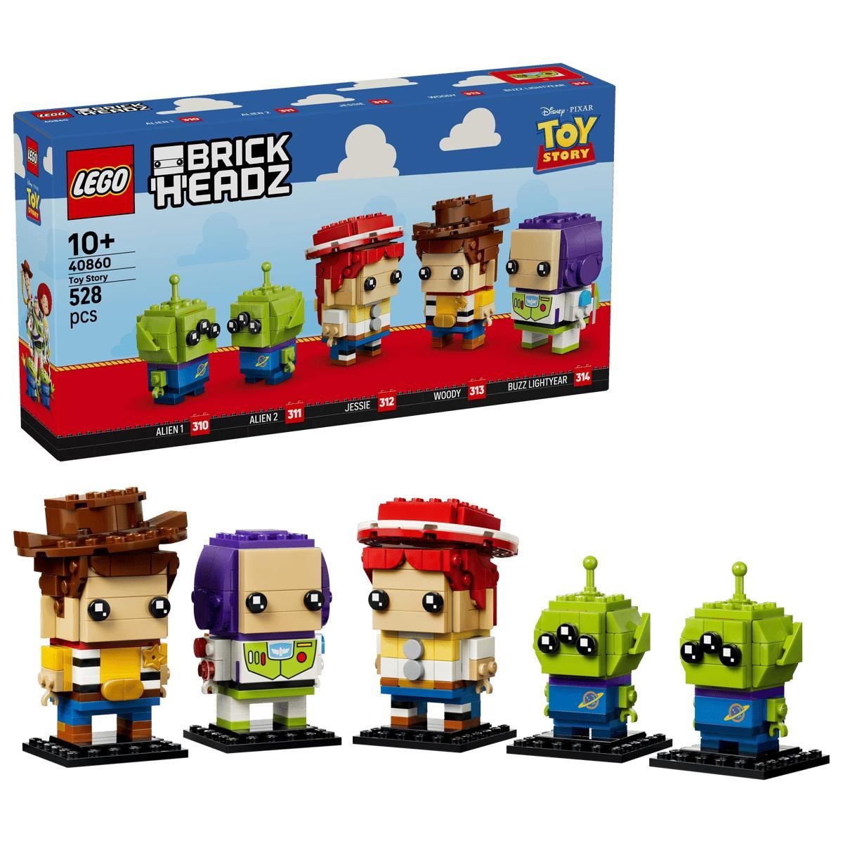 LEGO Brickheadz Disney Toy Story Jessie Woody Buzz Lightyear Aliens Set 40860