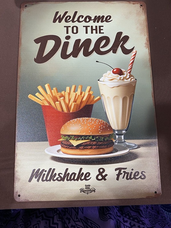 Welcome to The Diner Vintage Sign Metal Tin Sign Wall Decor