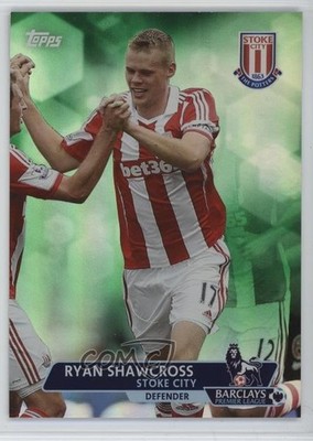 2013 Topps English Premier Gold Green /99 Ryan Shawcross #73 Rookie RC 0vj4