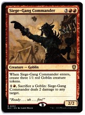 Siege-Gang Commander NM BLC Commander: Bloomburrow MTG