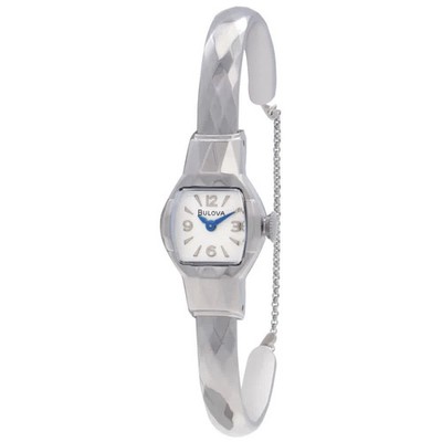 Bulova Ladies American Girl Quartz White Dial Watch - 96L333 NEW