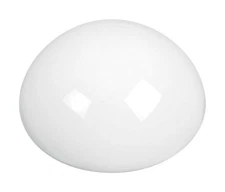 National Hardware N213-561 White Plastic V337 Series Dome Door Stop 2-1/4 W in.