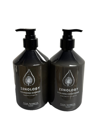 2 PACK Zenology Fycus Sycomorus Nourishing Shampoo & Conditioner SET 16.9oz