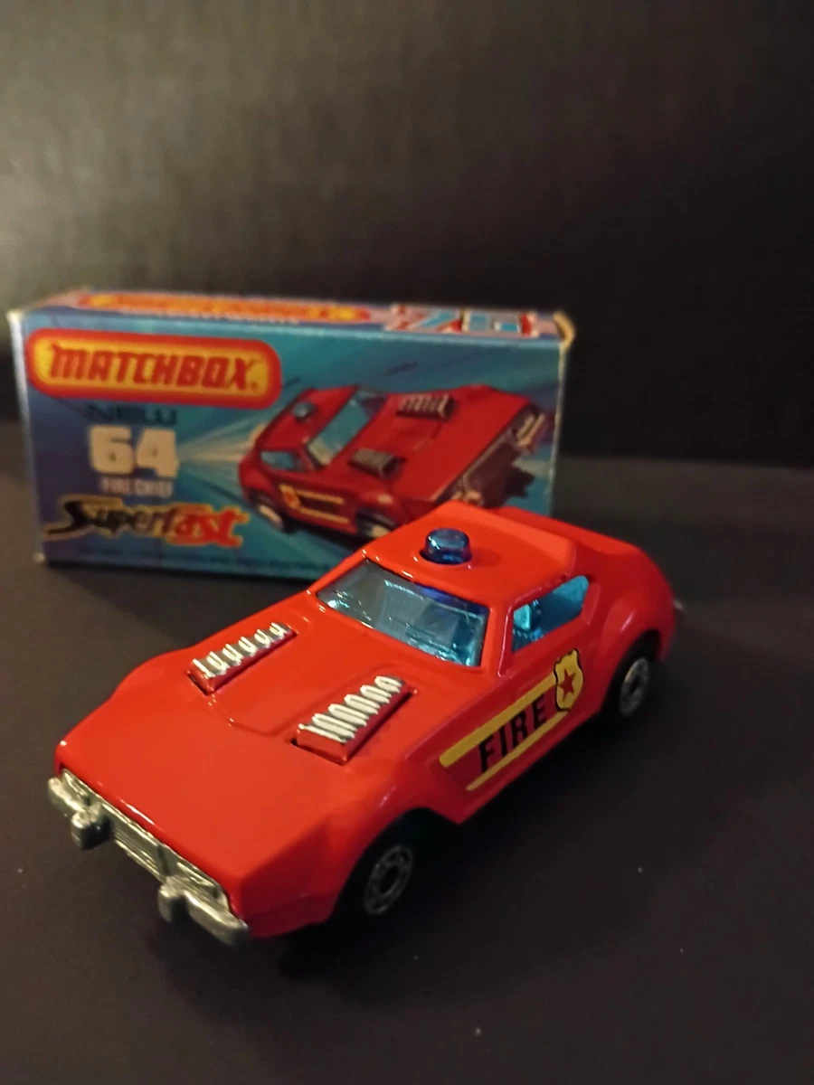 Matchbox Superfast Vintage Manufacture Diecast Fire Vehicles for