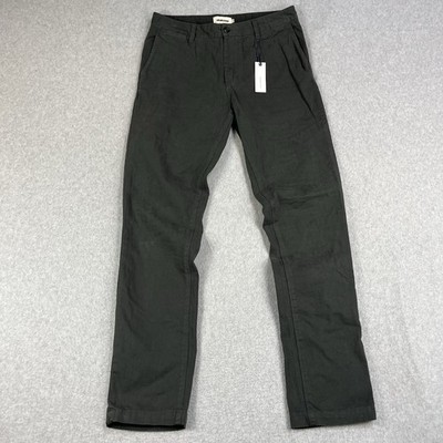 Taylor Stitch The Foundation Chino Pant Mens 30x32 Slim Organic Faded Black $125
