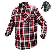 Arbeitshemd Flanellhemd holzfällerhemd Karohemd kariertes Hemd mehrfarbig S-XXL