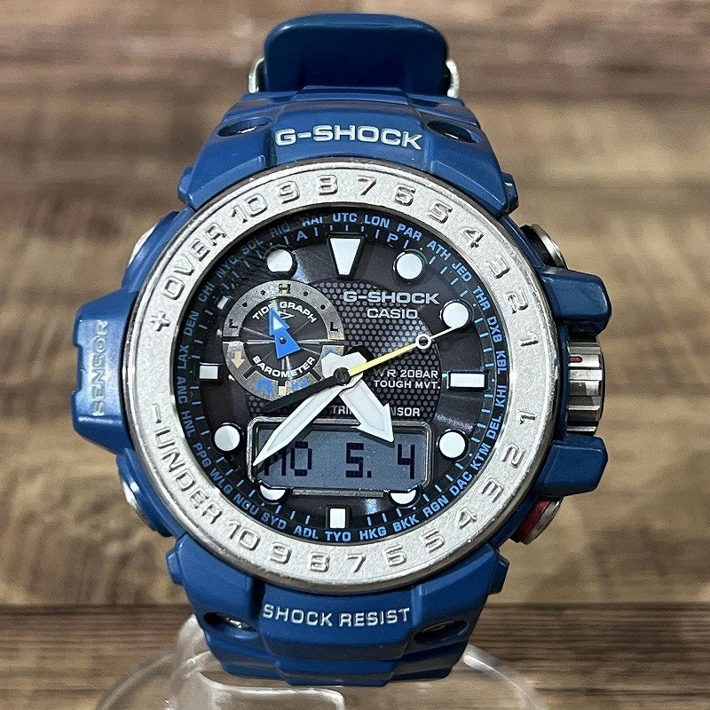 Casio Stainless Steel Case G-SHOCK GULFMASTER Wristwatches for 