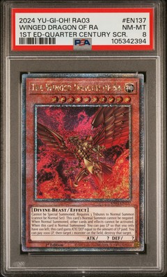 The Winged Dragon of Ra (Quarter Century Secret Rare) RA03 The Winged Dragon of Ra (Quarter Century Secret Rare) RA03