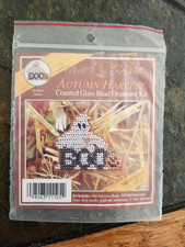 Mill Hill Autumn Harvest Counted Glass Bead Kit Boo Ornament or Pin NEW MHAH5