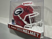 Jake Fromm #11 Signed Mini Helmet