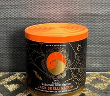 Bath  Body Works Nightmare Before Christmas Jack Skellington 3-Wick Candle