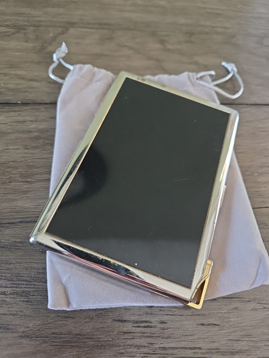 colibri cigarette case with built in lighter vintage colibri gold and black lacquer tone cigarette case with lighter