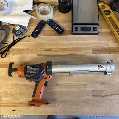 #ad #ad RIDGID R84040 Cordless Caulking Gun TOOL ONLY $75.00