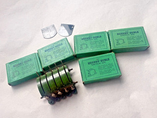 5 X HORNBY DUBLO G3 / 1620 LEVER SWITCHES FOR COLOUR LIGHT SIGNALS AD