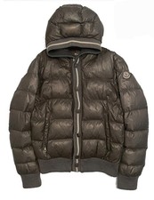 Moncler Cesar Giubbotto Gray Ribbed Cuffs  An...