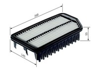 Bosch Luftfilter Motor Air Filter F 026 400 445