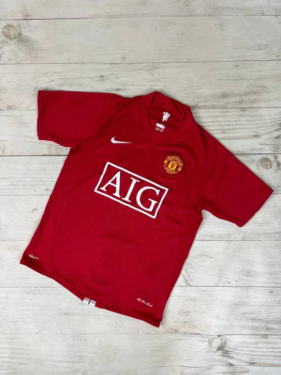 Vintage Nike Manchester United 2007 2009 Home Shirt Jersey Men Size S Red