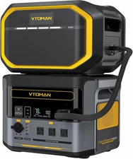 VTOMAN Flashspeed 1500 Portable Power Station with Extra Battery - 3096Wh/1500W(