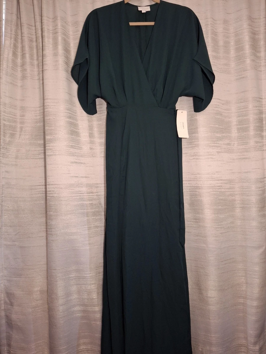 Short Sleeve Long Wrap Dresses for sale | eBay