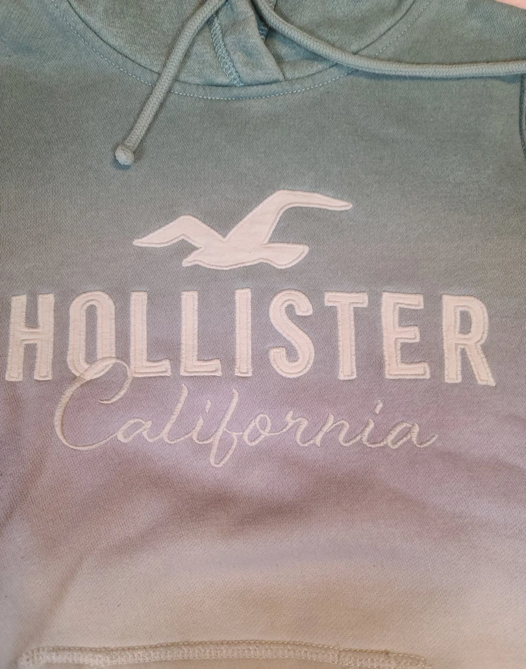 Hollister California Hoodie Blue Purple Ombre Casual Sweatshirt Size XSmall - Image 4 of 4