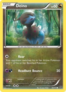 Deino 84/114 Reverse Holo Common XY Steam Siege