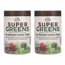 Country Farms Super Greens Alkalizing Formula Chocolate 300 g, 10.6 oz 2 Packs 