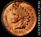 1865 Indian Head Cent - Soft Obv Strike - Choice Gem Brilliant Unc  #L4422