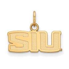 14k Gold LogoArt Southern Illinois University S-I-U Extra Small Pendant