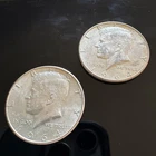1964 P D KENNEDY Half Dollars 90% Silver, 2 Coin Lot JFK