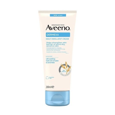 Aveeno Dermexa Emollient Cream 200ml for very Dry Skin